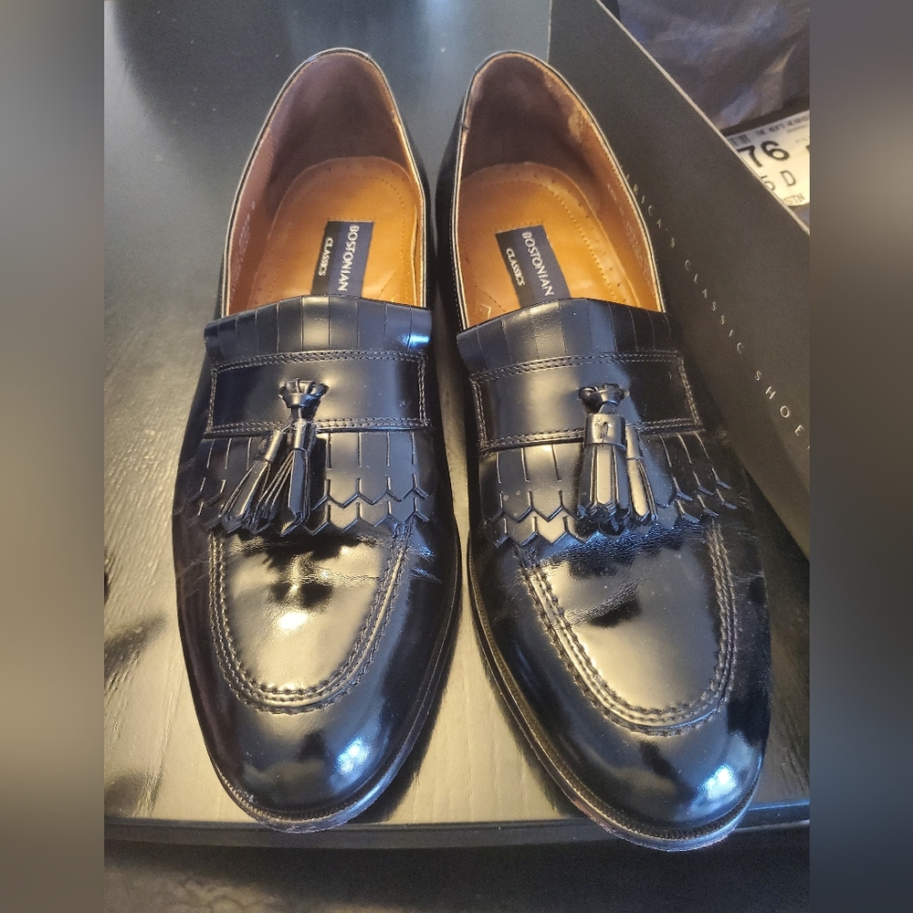 Bistonian Classic First Flex Dress Shoes - Black - Men's Size 10.5
